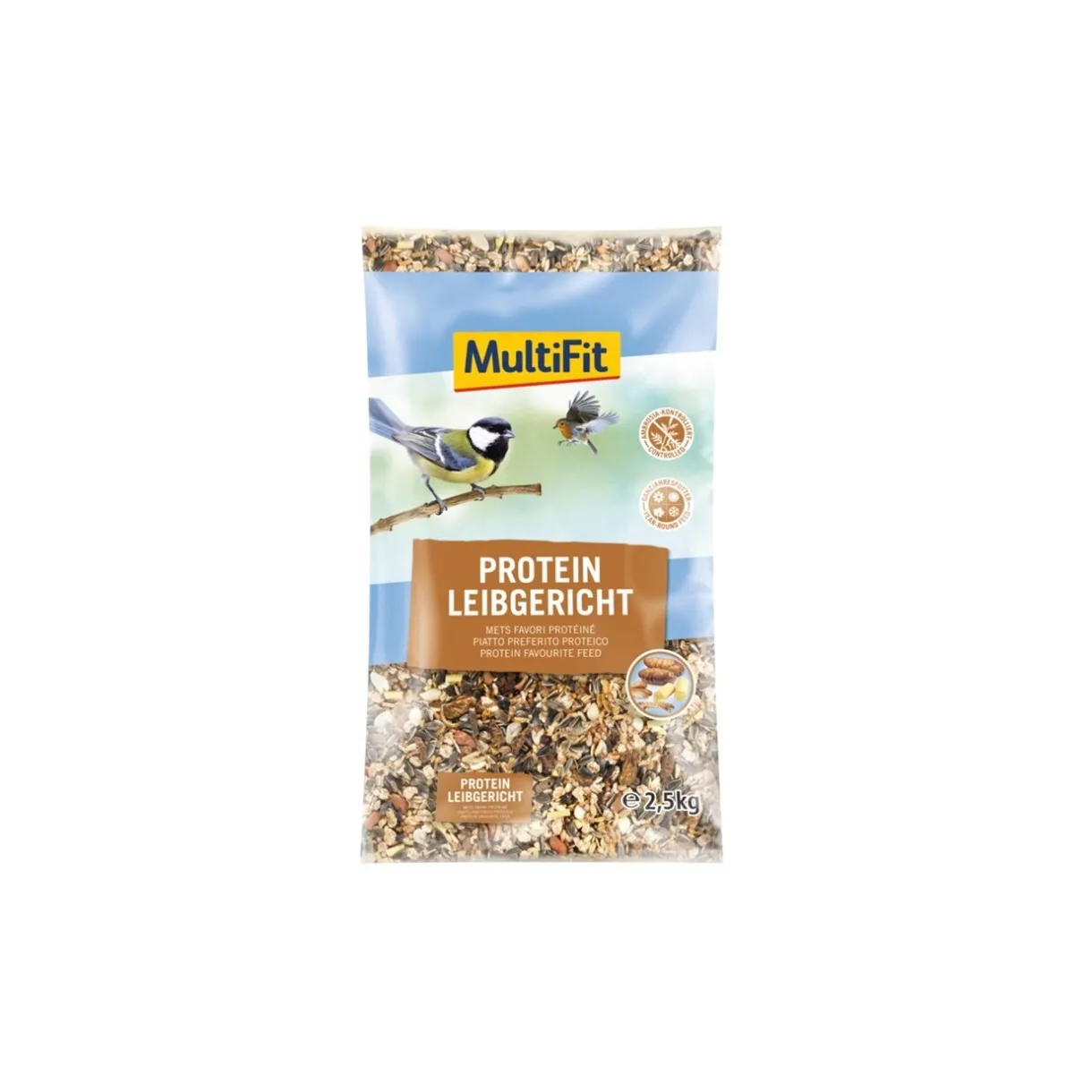 MultiFit Nourriture Pour Oiseaux Du Ciel|Nourriture Pour Oiseaux Sauvages^plat préféré protéiné 2,5 kg