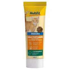 MultiFit Friandises^Pâte Snack Multivitaminée avec Herbe à Chat 100 g