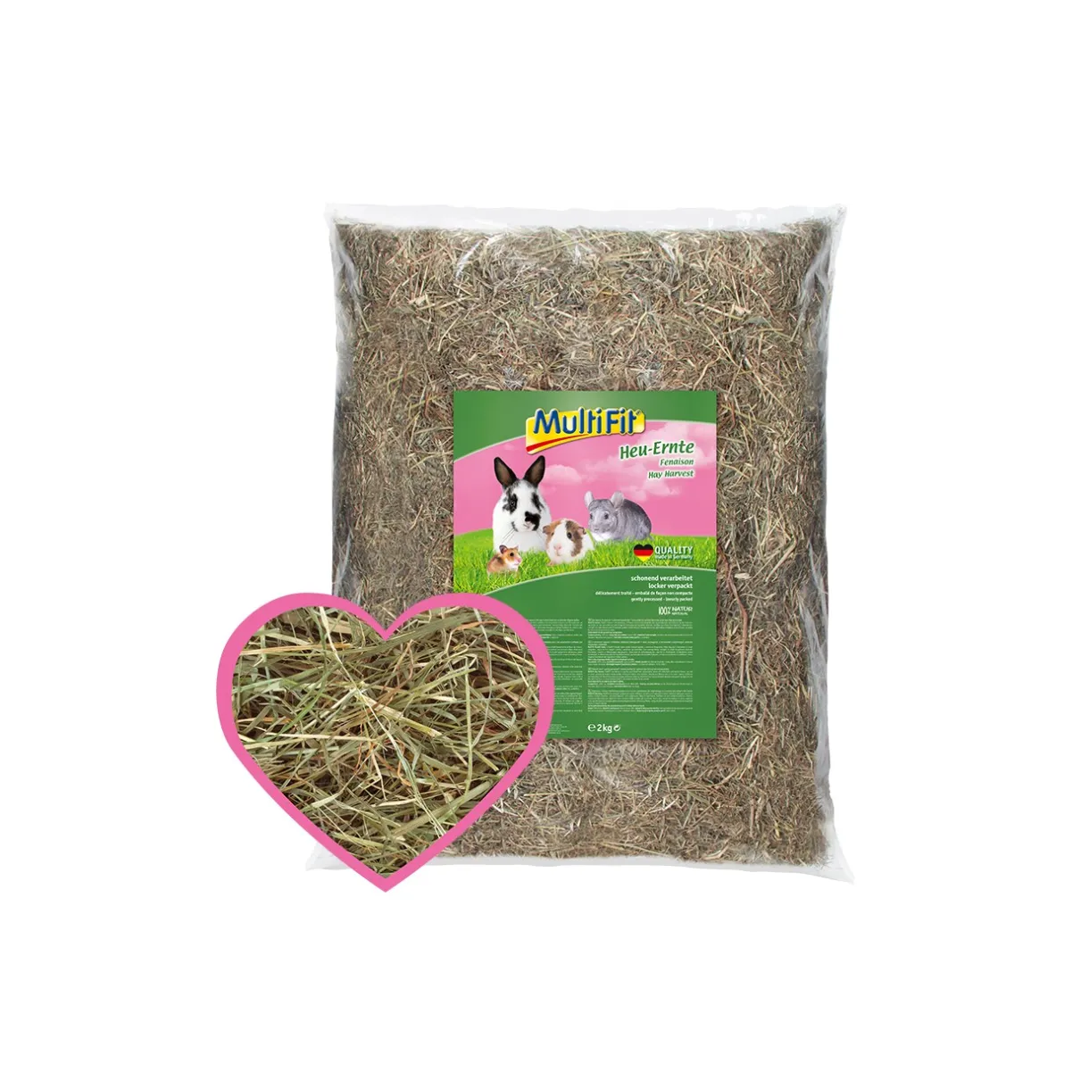MultiFit Tout Dans Poules & Basse-Cour|Nourriture & Foin^Récolte de foin 2 kg