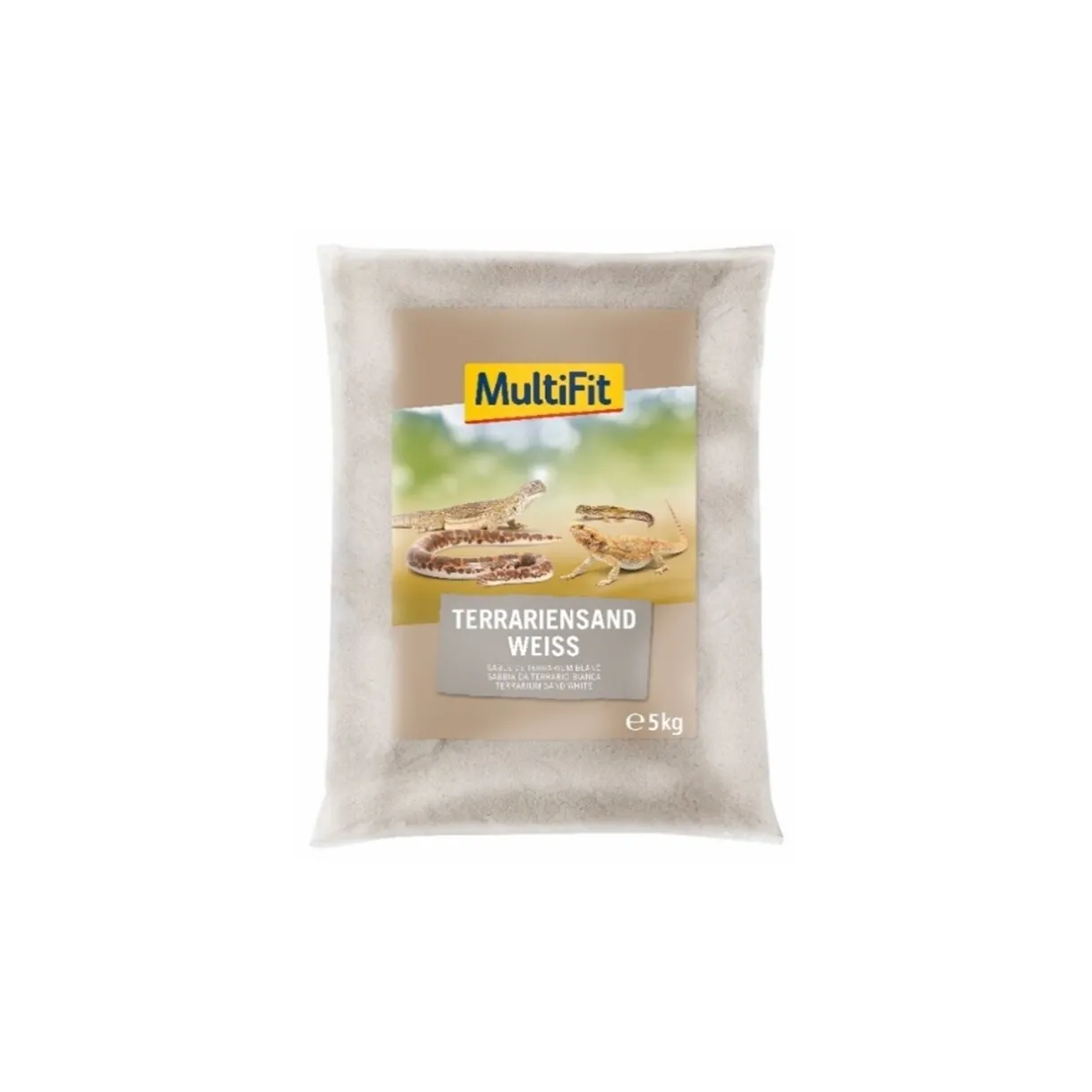 MultiFit Substrat^Sable de terrarium 5 kg blanc