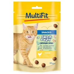 MultiFit Friandises^Snack&Play Chicken Balls, 50 g