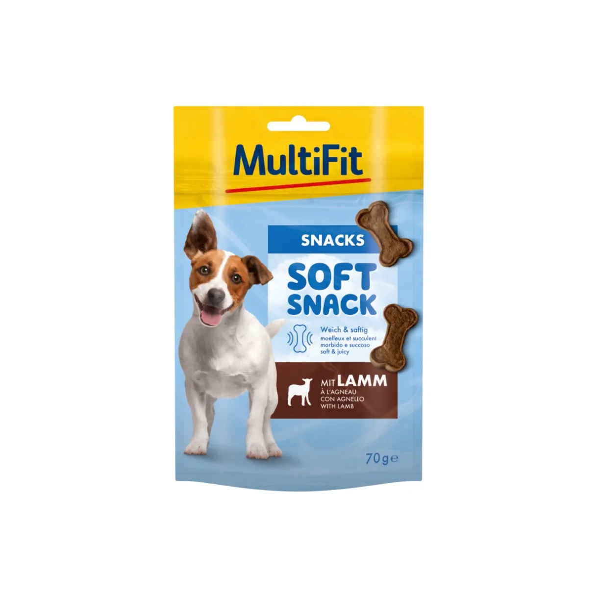 MultiFit Friandises^Soft Snack 3 x 70 g Agneau