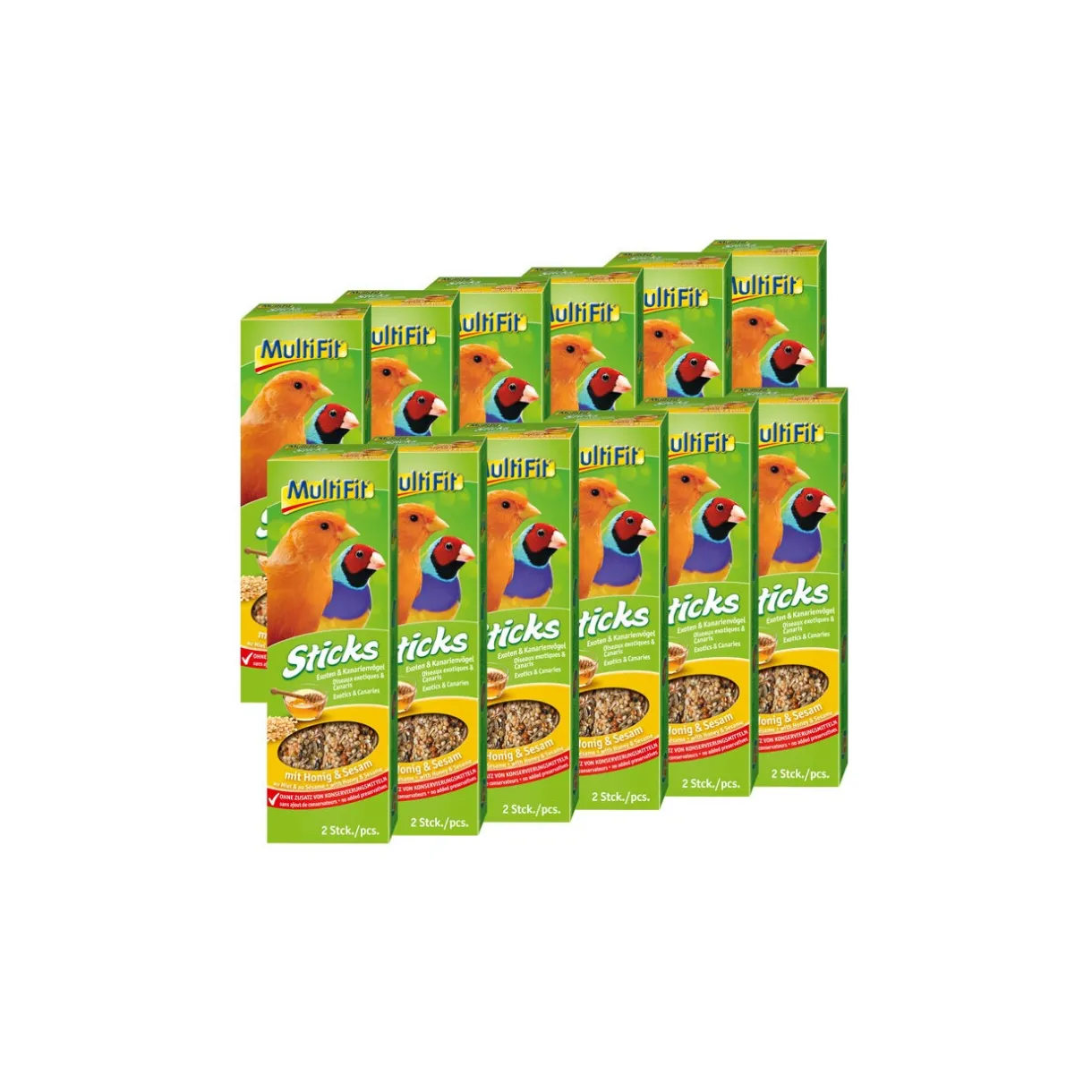 MultiFit Friandises^Sticks pour canaris 12 x 2
