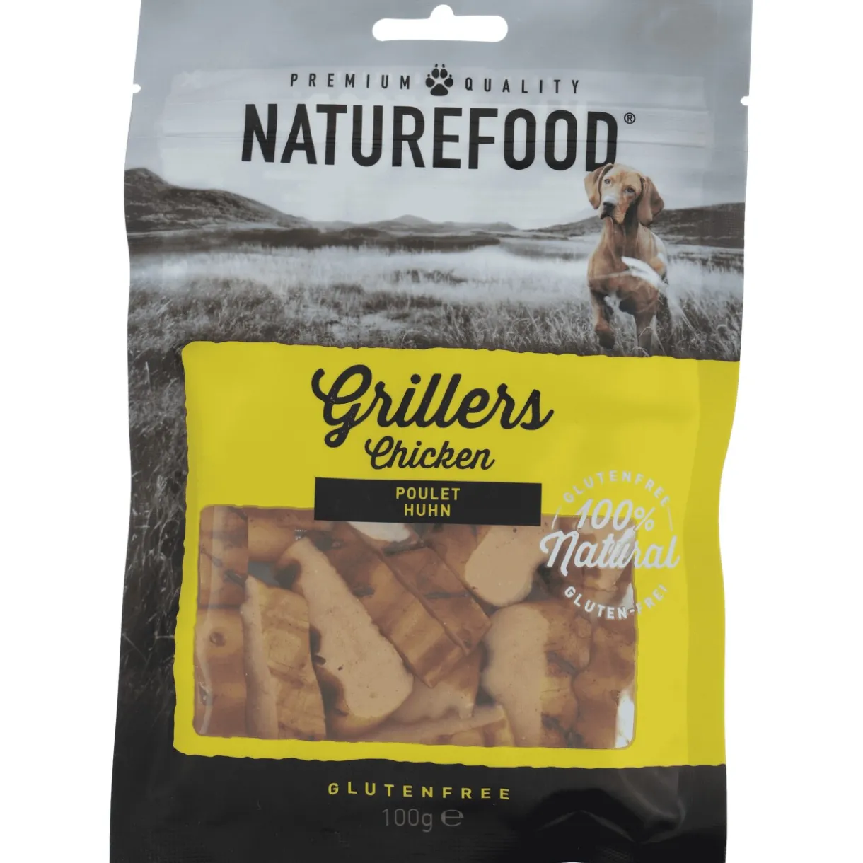 NATUREFOOD Friandises|Nourriture^Grillers 3 x 100 g Poulet