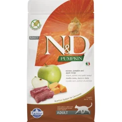 Croquettes Pour Chat^N&D Farmina Pumpkin Adult Cerf 1,5 kg