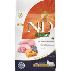 Croquettes^N&D Farmina Pumpkin Mini Adult Agneau 800 g