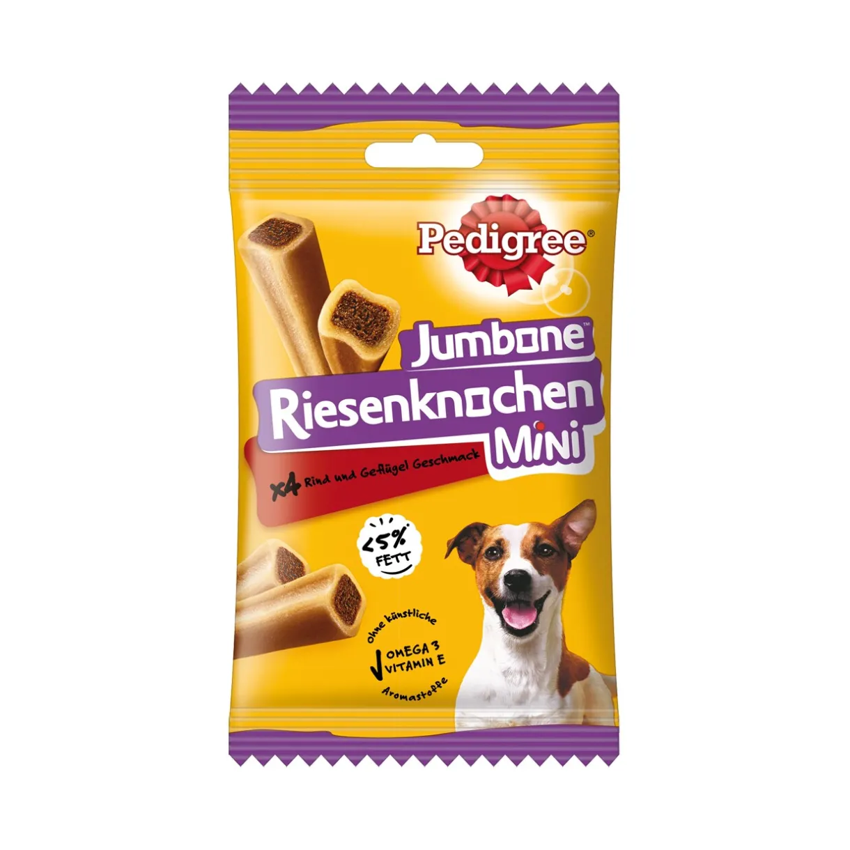 Pedigree Friandises^Jumbone Os géant Mini au bœuf et à la volaille 8 x 4 morceaux