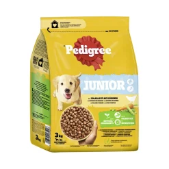Pedigree Croquettes|Nourriture^Junior à la volaille et aux légumes 3 kg