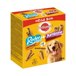 Pedigree Friandises^Mega Box Mix Recompenses Rodeo et Jumbone pour Chien 780g