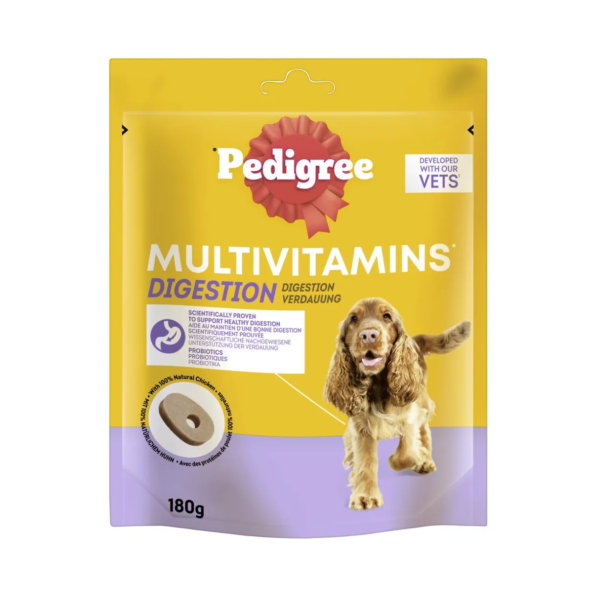 Pedigree Nourriture Supplémentaire|Friandises^Multivitamine Digestion 180 g