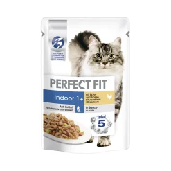 PERFECT FIT Nourriture Humide^Indoor 1+ Poulet 12 x 85 g