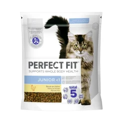 PERFECT FIT Croquettes Pour Chat|Nourriture^Sachet Junior <1 avec Poulet 1,4 kg