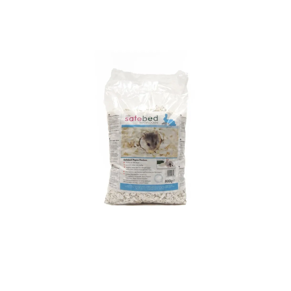 Petlife Litière & Paille|Litière & Paille^Litière en flocons de papier Safebed pour rongeur 800 g