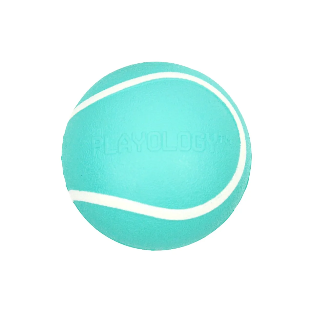 Playology Balles Pour Chien^Squeaky Chew Ball Peanut Butter Medium