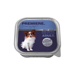PREMIERE Nourriture Humide^Best Meat Adult Canard et poulet 16x100 g
