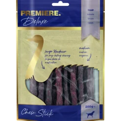 PREMIERE Friandises|Nourriture^Deluxe Chew Sticks Autruche 200g