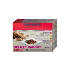 PREMIERE Nourriture Humide^Deluxe Ragout Adult Multipack 12 x 85 g