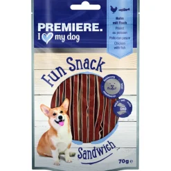 PREMIERE Friandises^Fun Snack Sandwich Poulet au poisson 70 g