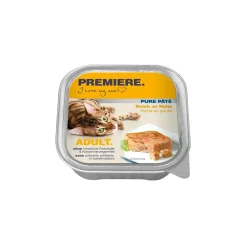 PREMIERE Nourriture Humide^Pur Pâté Adult Poulet 16x100 g