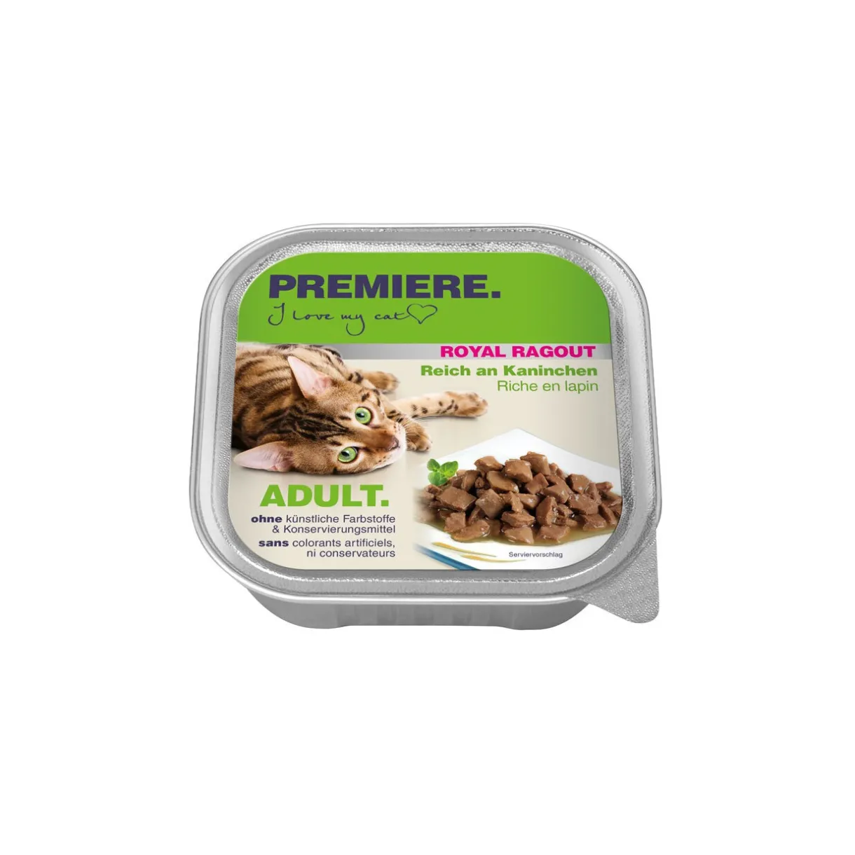PREMIERE Nourriture Humide^Royal Ragout Lapins 16x100 g