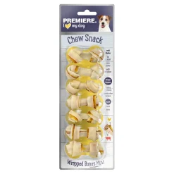PREMIERE Friandises^Wrap It Poulet Mini Bones, 84 g