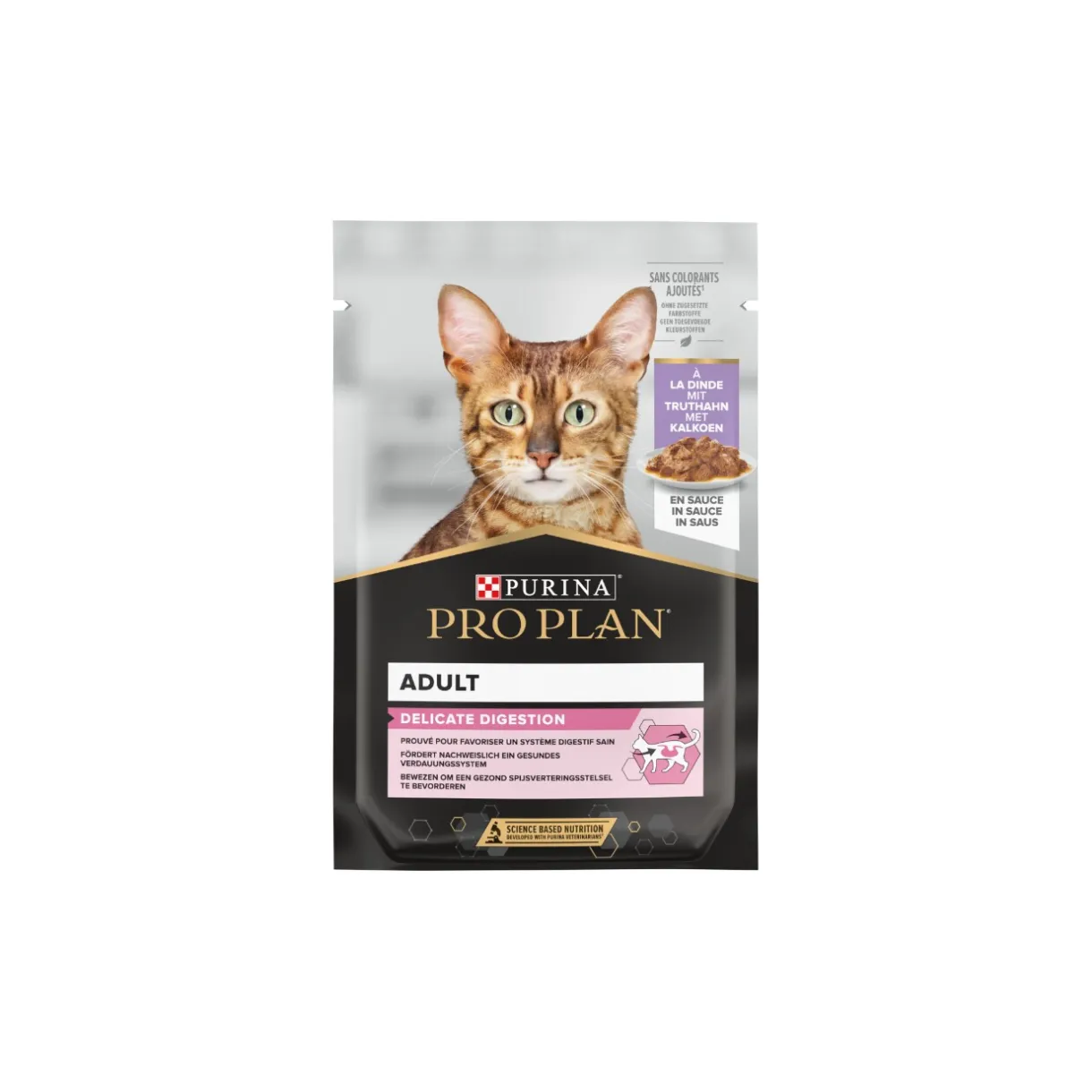 PRO PLAN Nourriture Humide^Delicate Nutrisavour 26 x 85g Dinde
