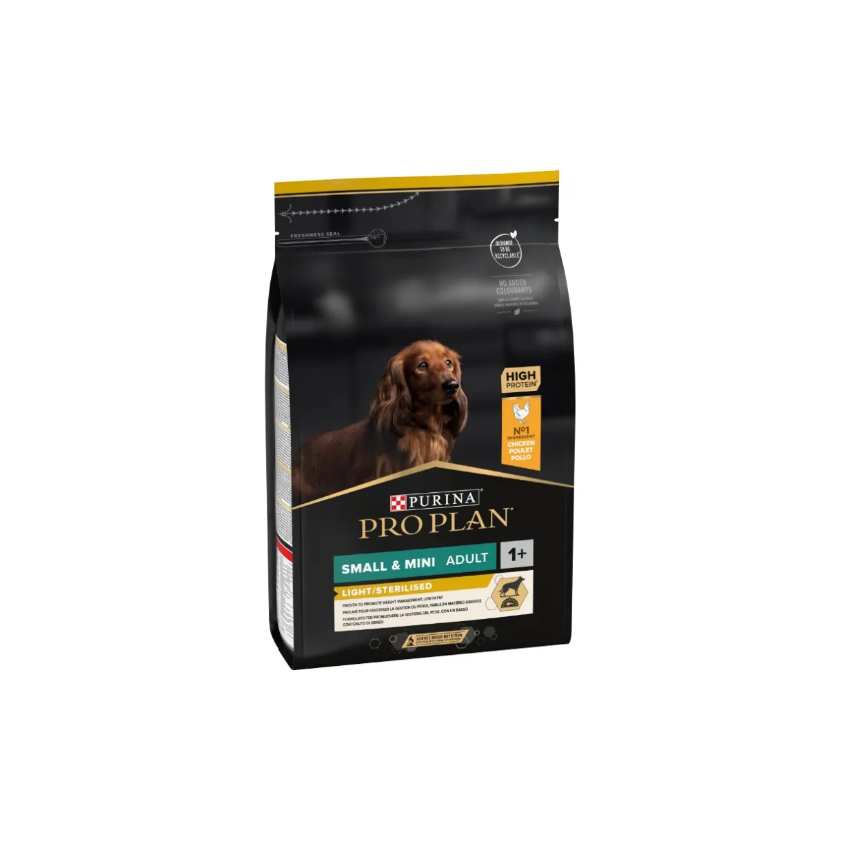 PRO PLAN Croquettes^Small & Mini Adult Light Sterilised au poulet 3 kg
