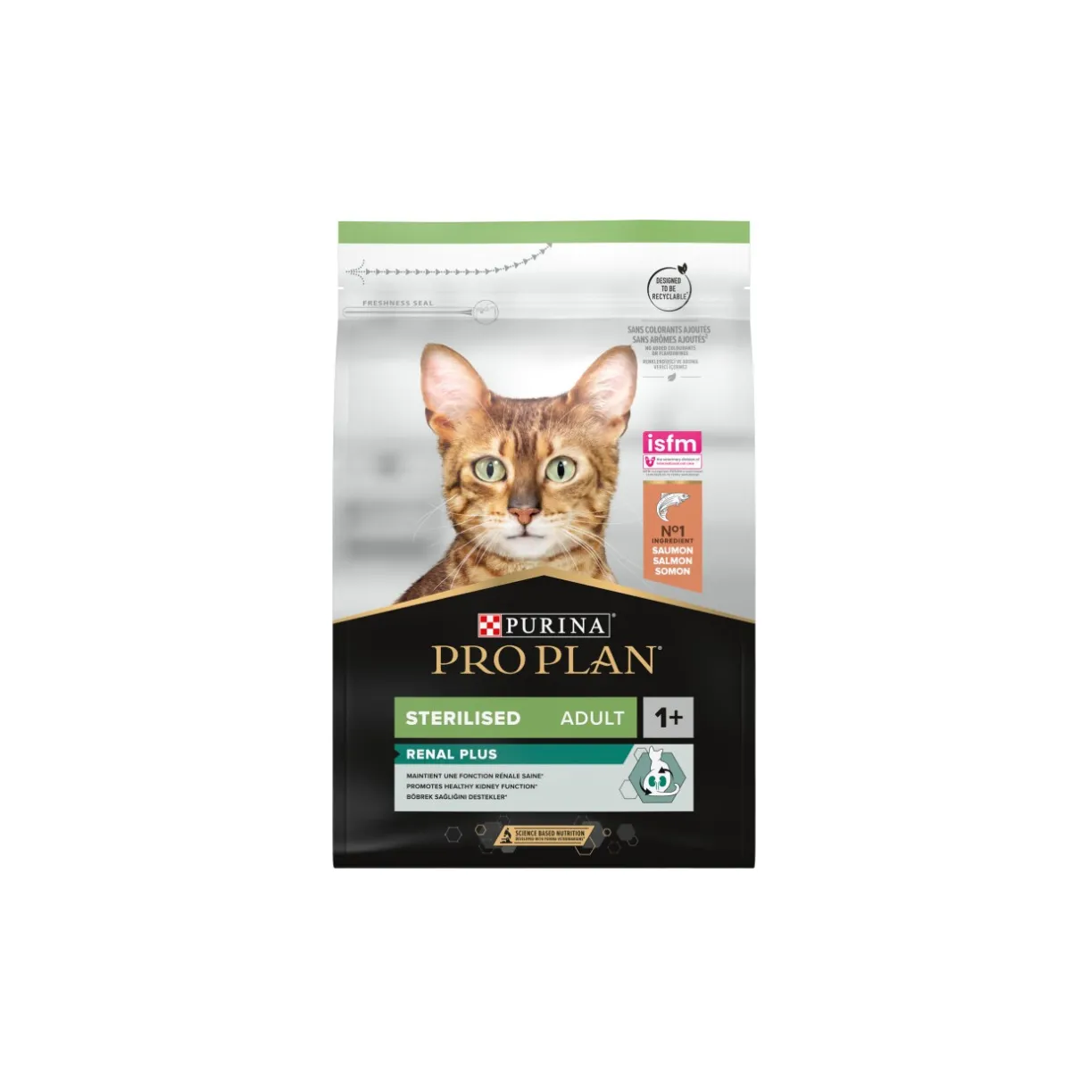 PRO PLAN Croquettes Pour Chat^Sterilised Adult Optirenal saumon 3 kg