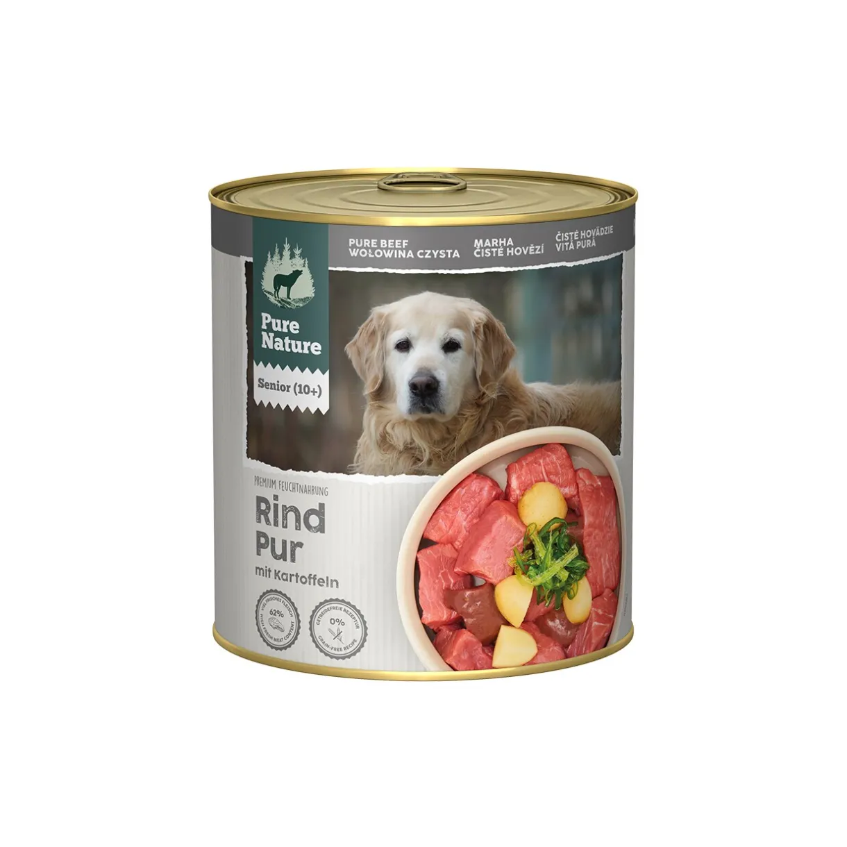 Nourriture Humide^Pure Nature Senior Bœuf Pur 6x800 g
