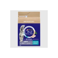 Purina ONE Croquettes Pour Chat^Croquettes pour Chat Adulte au Poisson et aux Céréales 3 kg