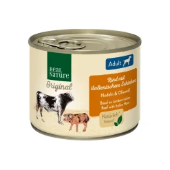 REAL NATURE Nourriture Humide^Adult Bœuf et jambon ital. 6x200 g