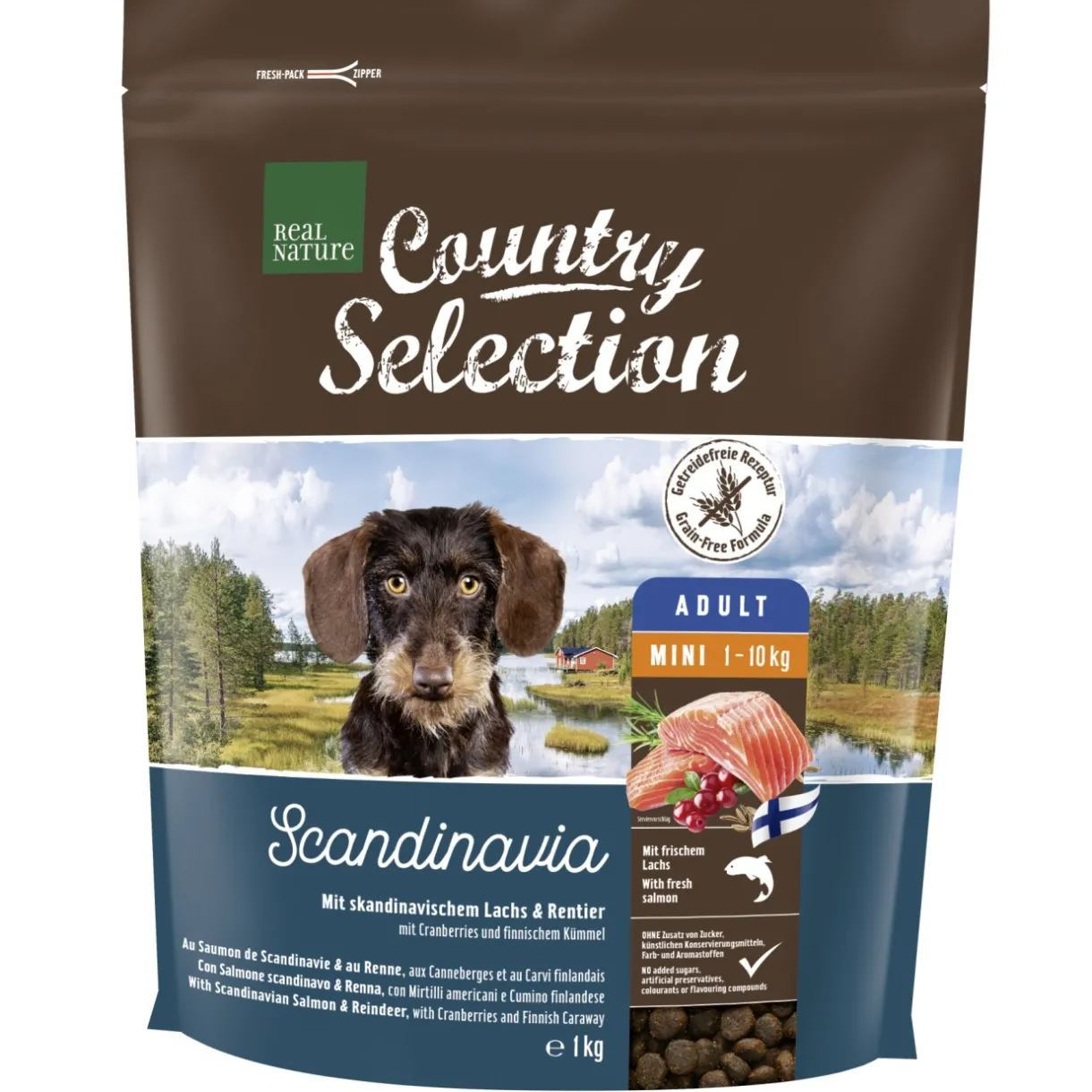 REAL NATURE Croquettes^Country Selection Mini Adult Scandinavie 1 kg