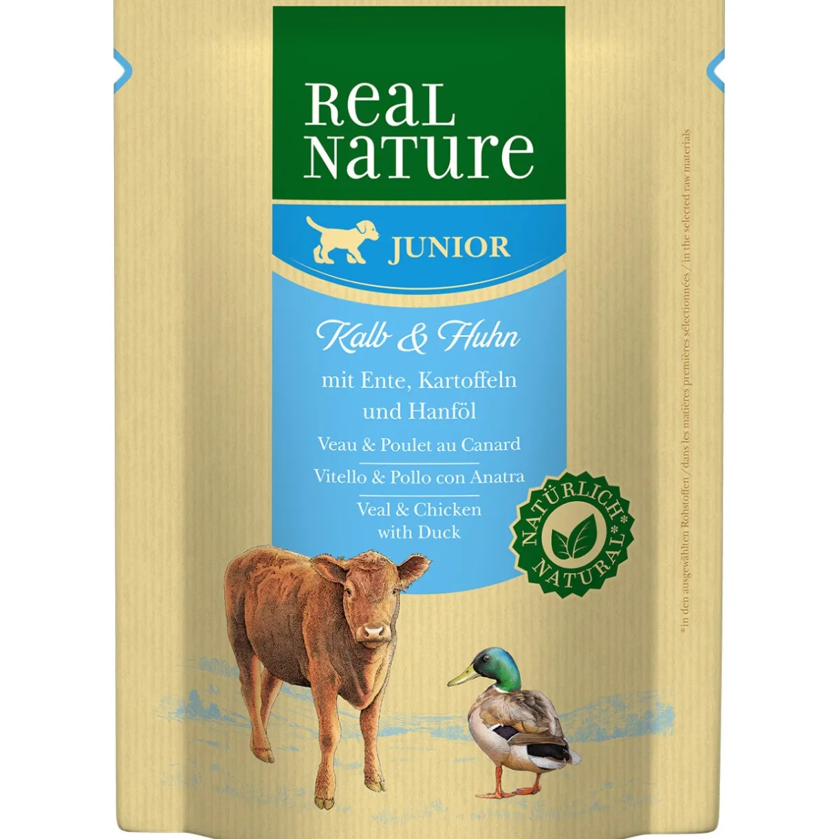 REAL NATURE Nourriture Humide|Nourriture^Junior Pouch 6x300 g