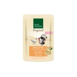 REAL NATURE Nourriture Humide|Nourriture^Original nourriture humide pour chat, chaton 12x85g Poulet avec dinde