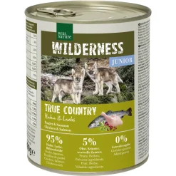REAL NATURE Nourriture Humide|Nourriture^WILDERNESS Junior True Country Huhn & Lachs 6x800 g