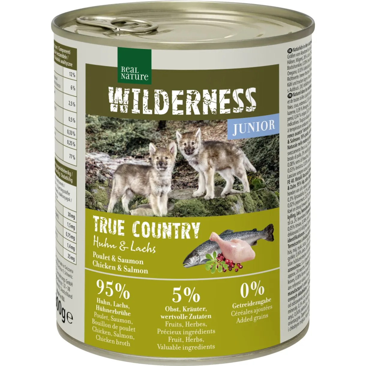 REAL NATURE Nourriture Humide|Nourriture^WILDERNESS Junior True Country Huhn & Lachs 6x800 g