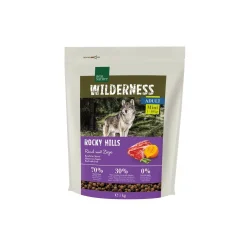 REAL NATURE Croquettes^WILDERNESS Mini Rocky Hills Bœuf & Chèvre 1 kg