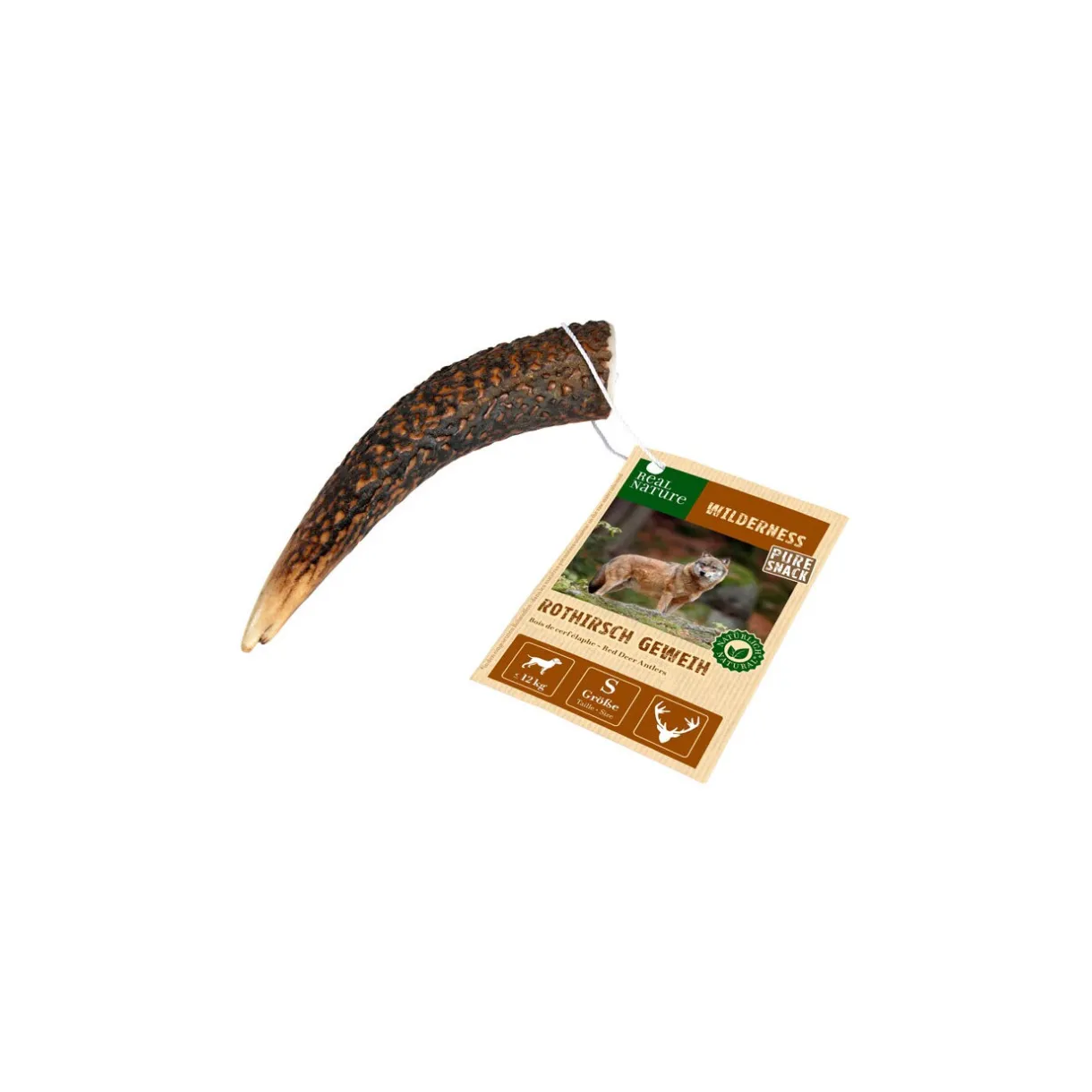 REAL NATURE Friandises^WILDERNESS Snack de bois de cerf rouge S