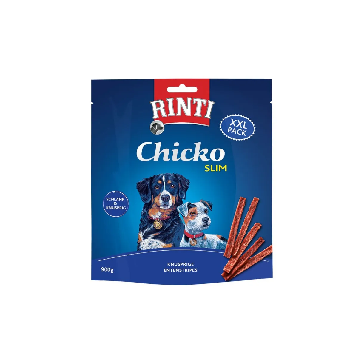RINTI Friandises|Nourriture^Chicko Slim au canard Pack XXL 900 g
