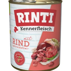 RINTI Nourriture Humide^Kennerfleisch nourriture humide pour chien, adulte, boîte, Bœuf 12x800 g
