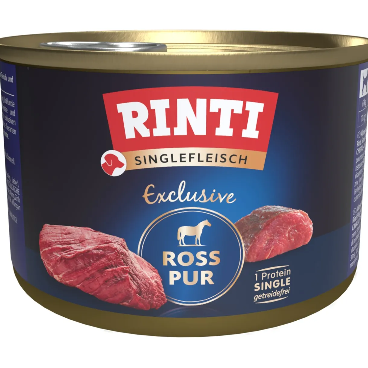 RINTI Nourriture Humide^Singlefleisch 12 x 185 g Pur cheval 12x185 g