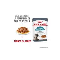 ROYAL CANIN Nourriture Humide^Care Hairball Adult en sauce 12x85 g