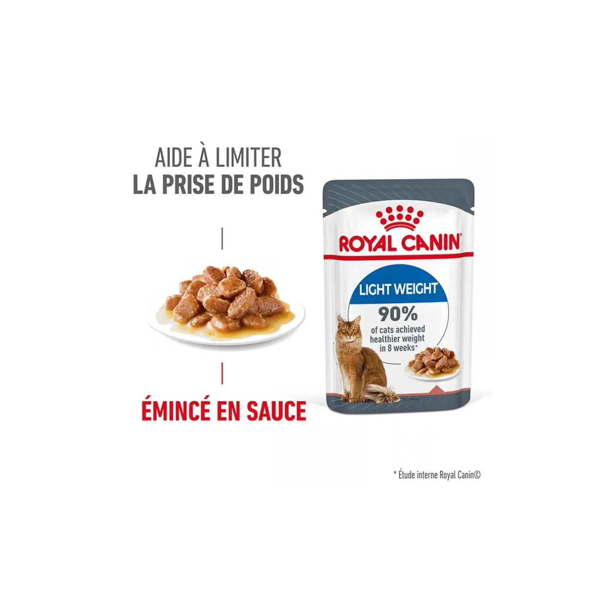 ROYAL CANIN Nourriture Humide^Care Light Weight en sauce 12x85 g