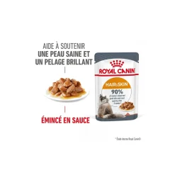 ROYAL CANIN Nourriture Humide^Hair & Skin en sauce 12x85 g