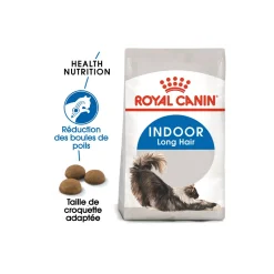 ROYAL CANIN Croquettes Pour Chat^Indoor Long Hair 4 kg