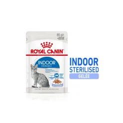 ROYAL CANIN Nourriture Humide^Indoor Sterilised Adult en gelée 12x85 g
