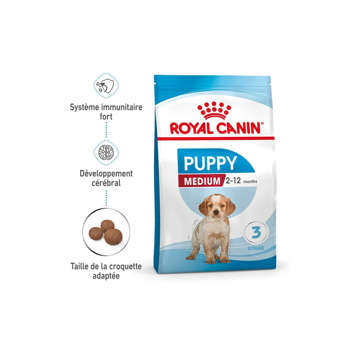 ROYAL CANIN Croquettes|Nourriture^Medium Chiot Croquettes Chien 4 kg