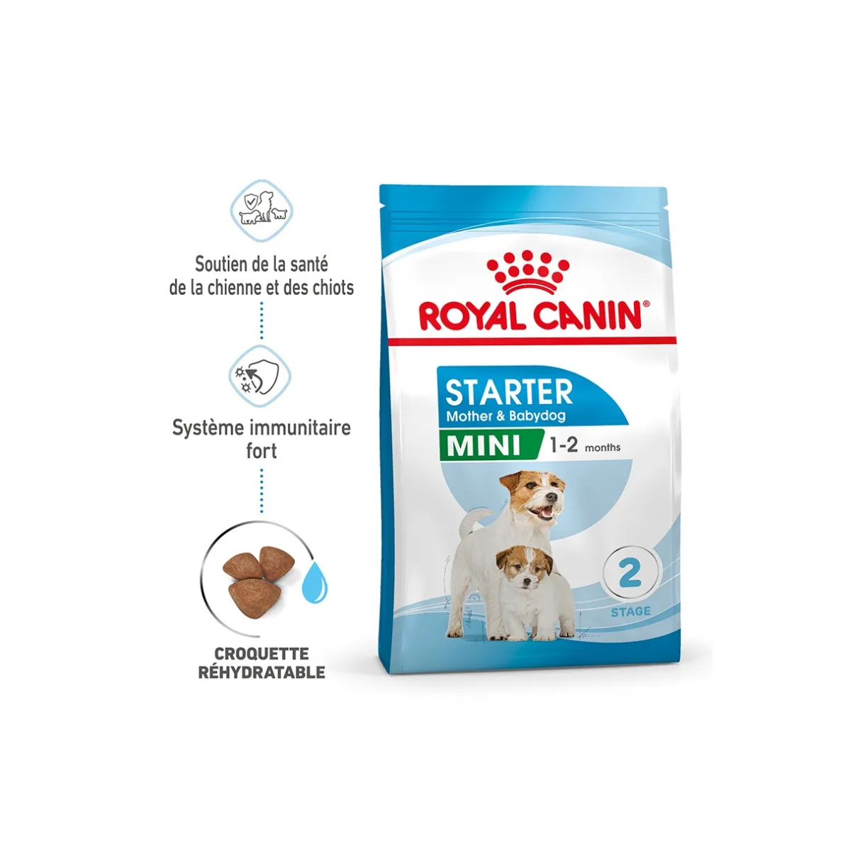 ROYAL CANIN Croquettes|Nourriture^Mini Starter Croquettes Chien 4 kg