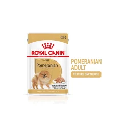 ROYAL CANIN Nourriture Humide^Nourriture humide Breed Pomeranian pour Spitz nains en mousse (> 8 mois)12 x 85 g
