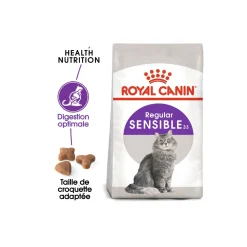 ROYAL CANIN Croquettes Pour Chat^Sensible 33 Croquettes Chat 400 g